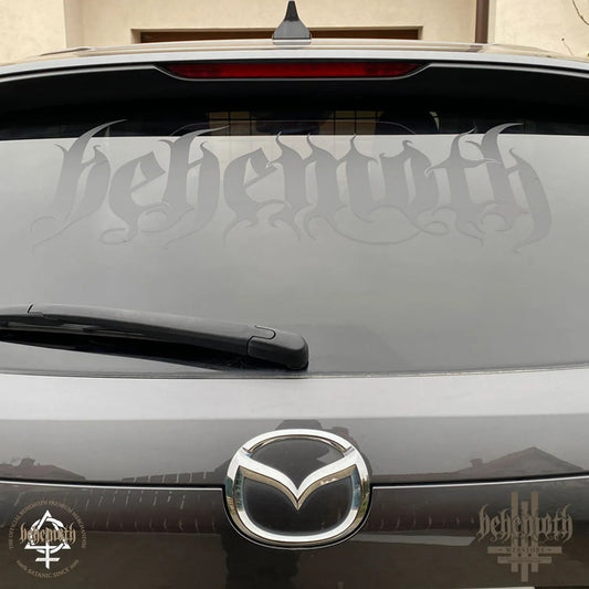 Behemoth LOGO Black Decal - Large