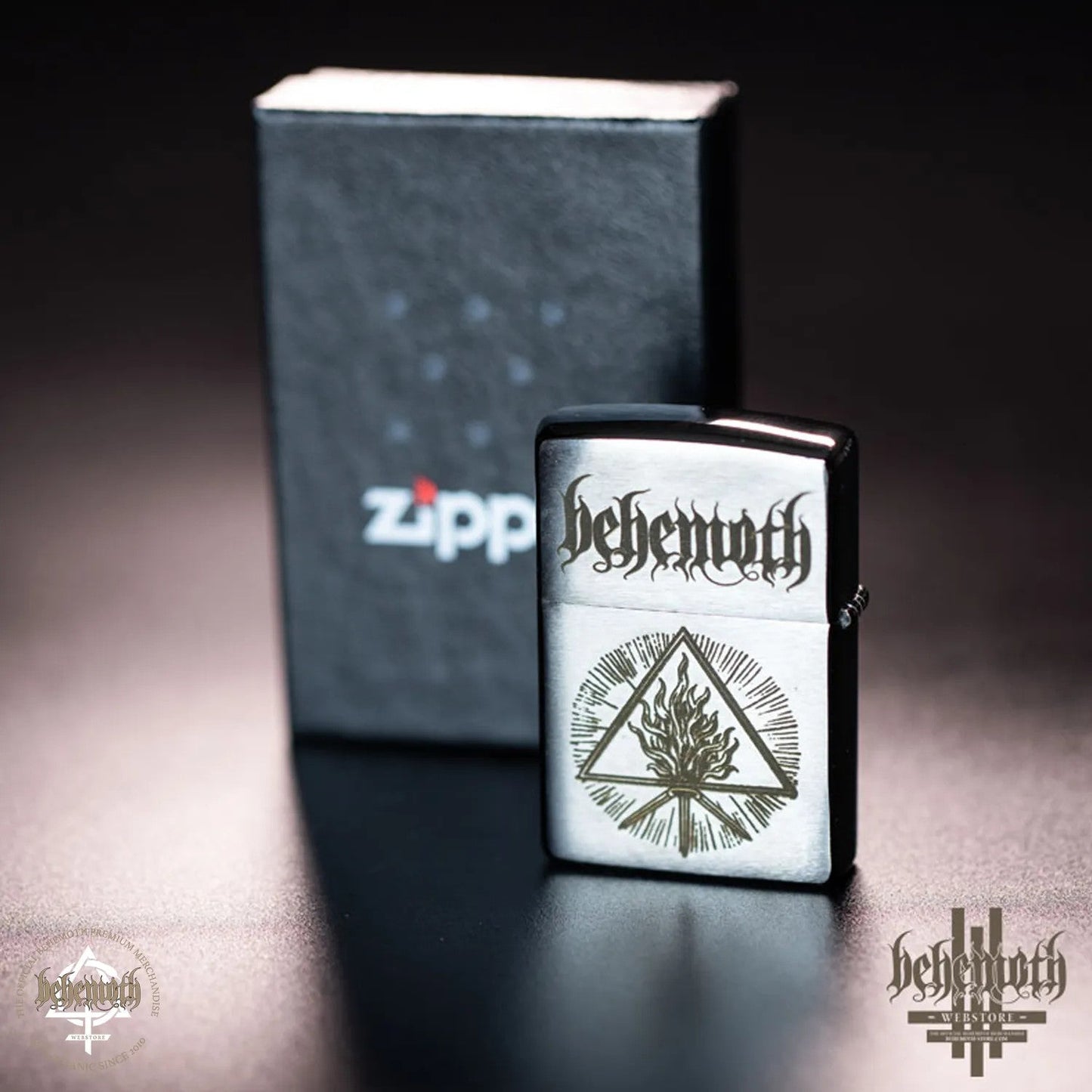 A Behemoth ZIPPO 'The Unholy Trinity' lighter