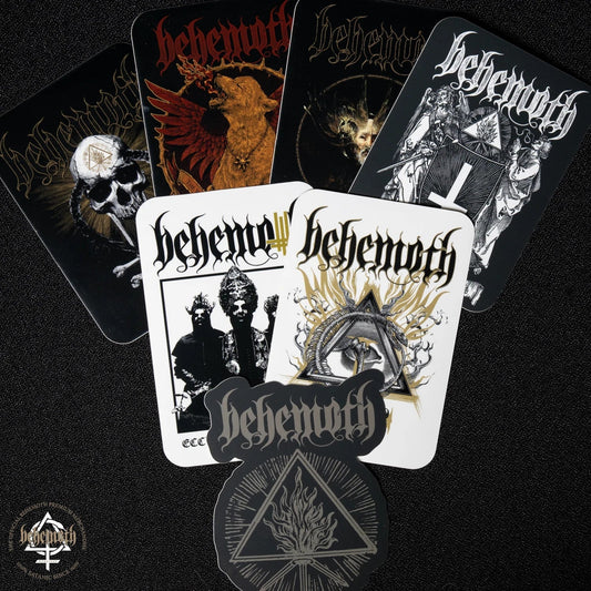 Bundle of 8 Behemoth vinyl stickers