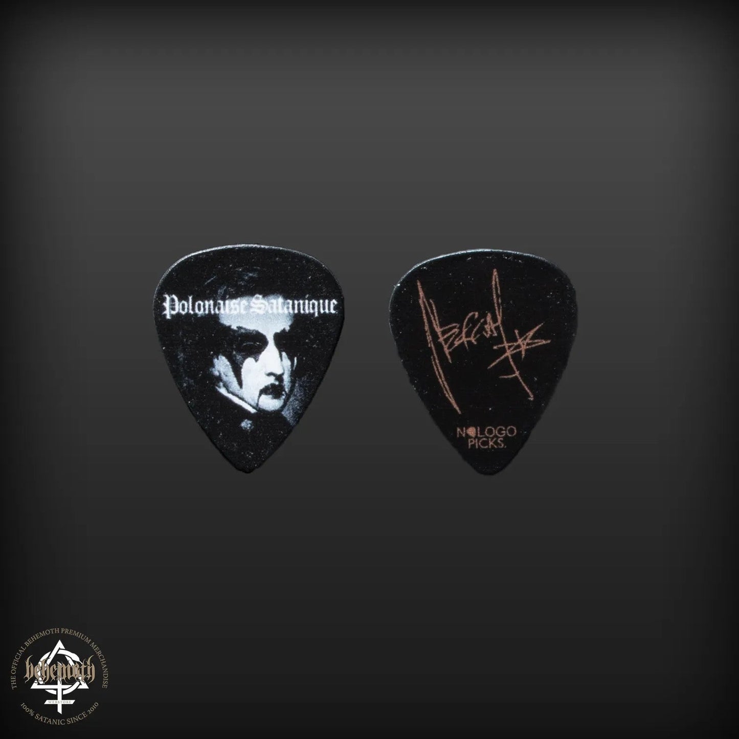 Behemoth 'Polonaise Satanique' Nergal signature guitar pick