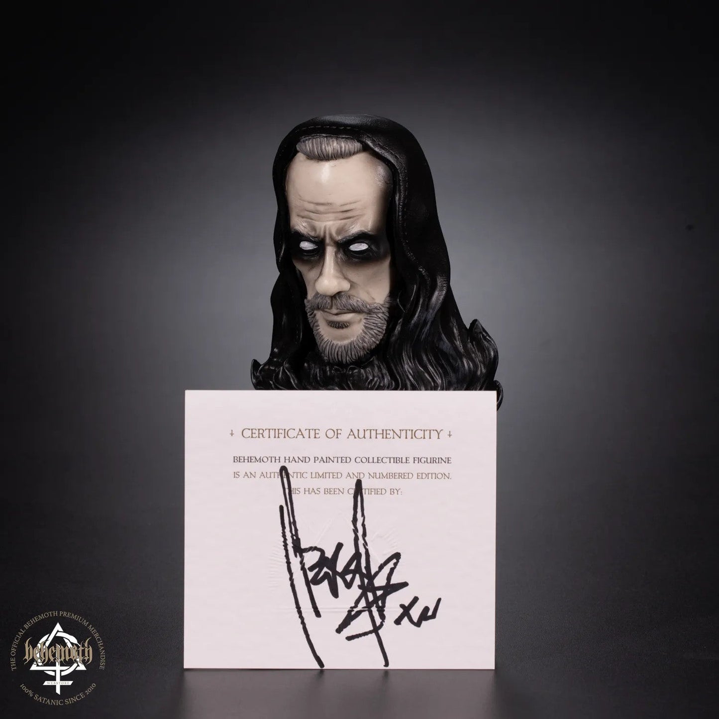 A collectible figurine 'Nergal/Behemoth'