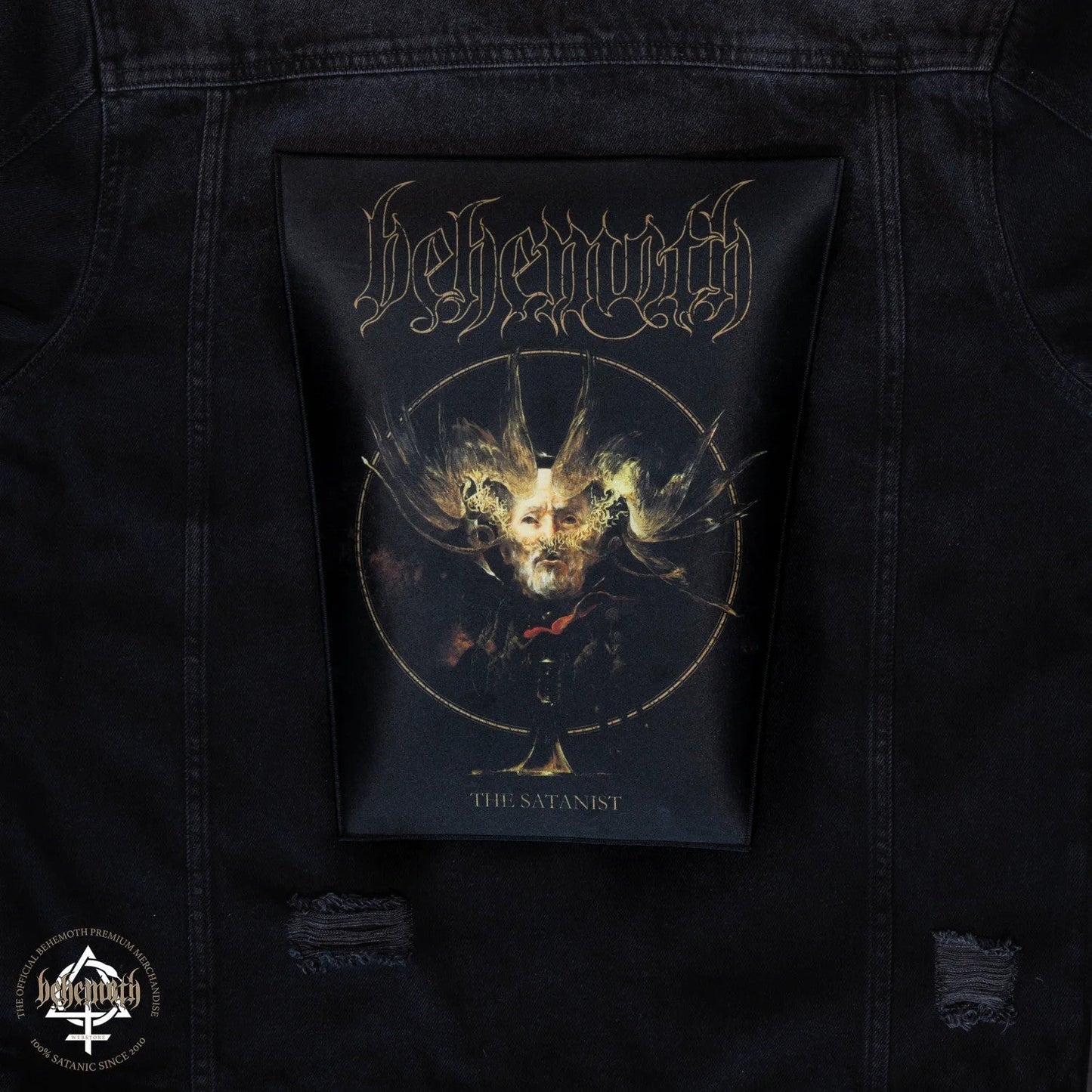 Behemoth 'The Satanist' iron-on Backpatch