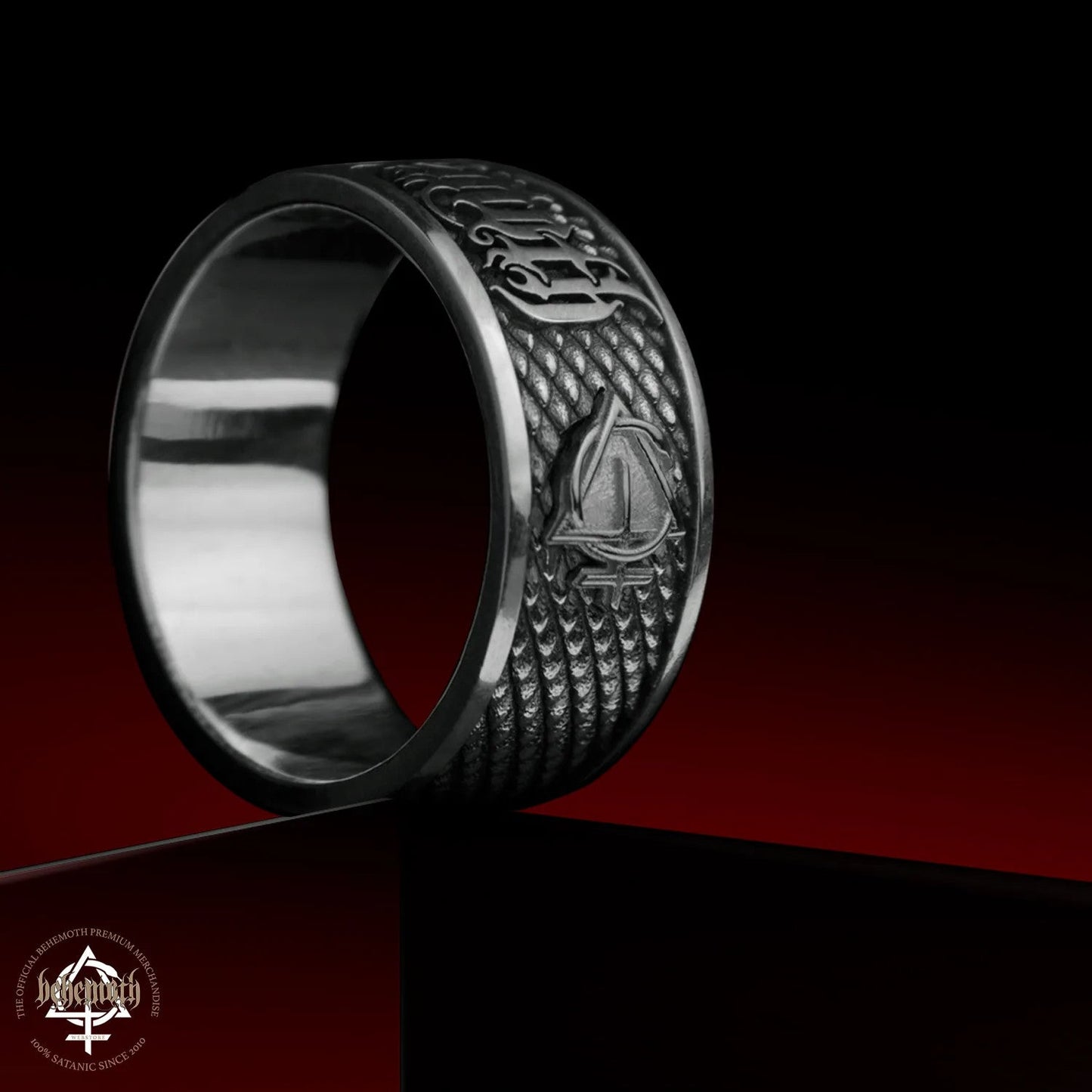 Behemoth 'Contra' Sterling Silver Ring