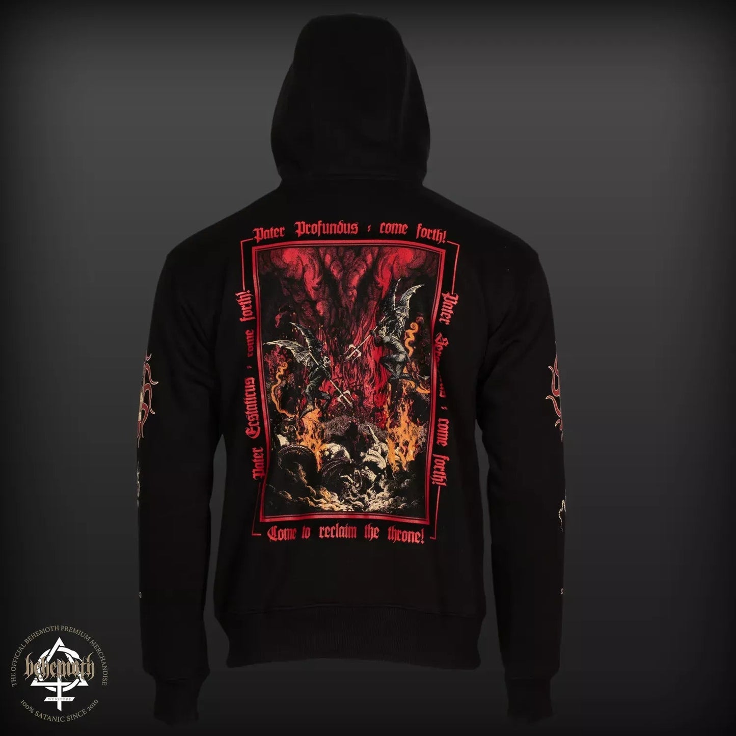 Behemoth 'Pater Profundus' hooded sweatshirt with zip