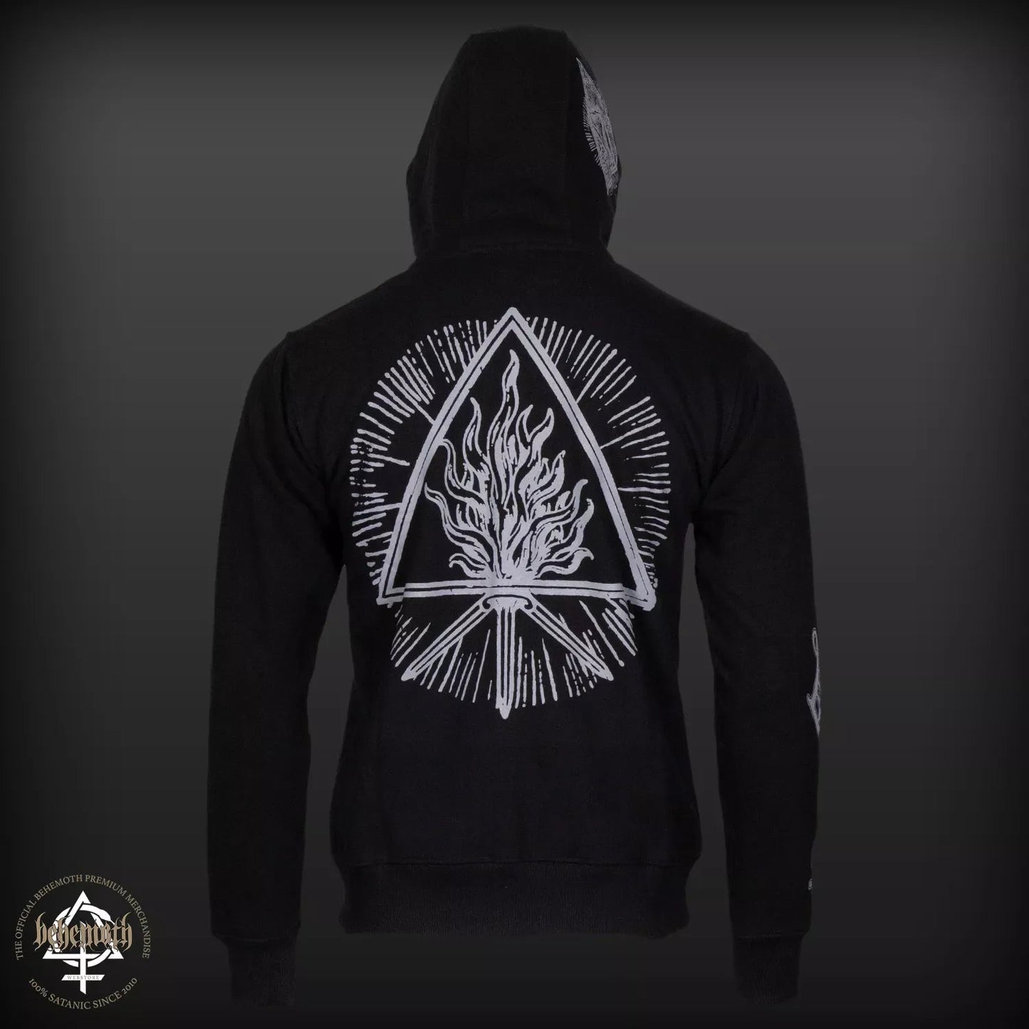 'The Satanist' Behemoth hooded sweatshirt with zip