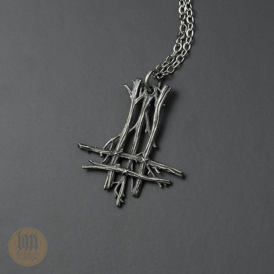 Behemoth 'Trivmviratvs' sterling silver necklace