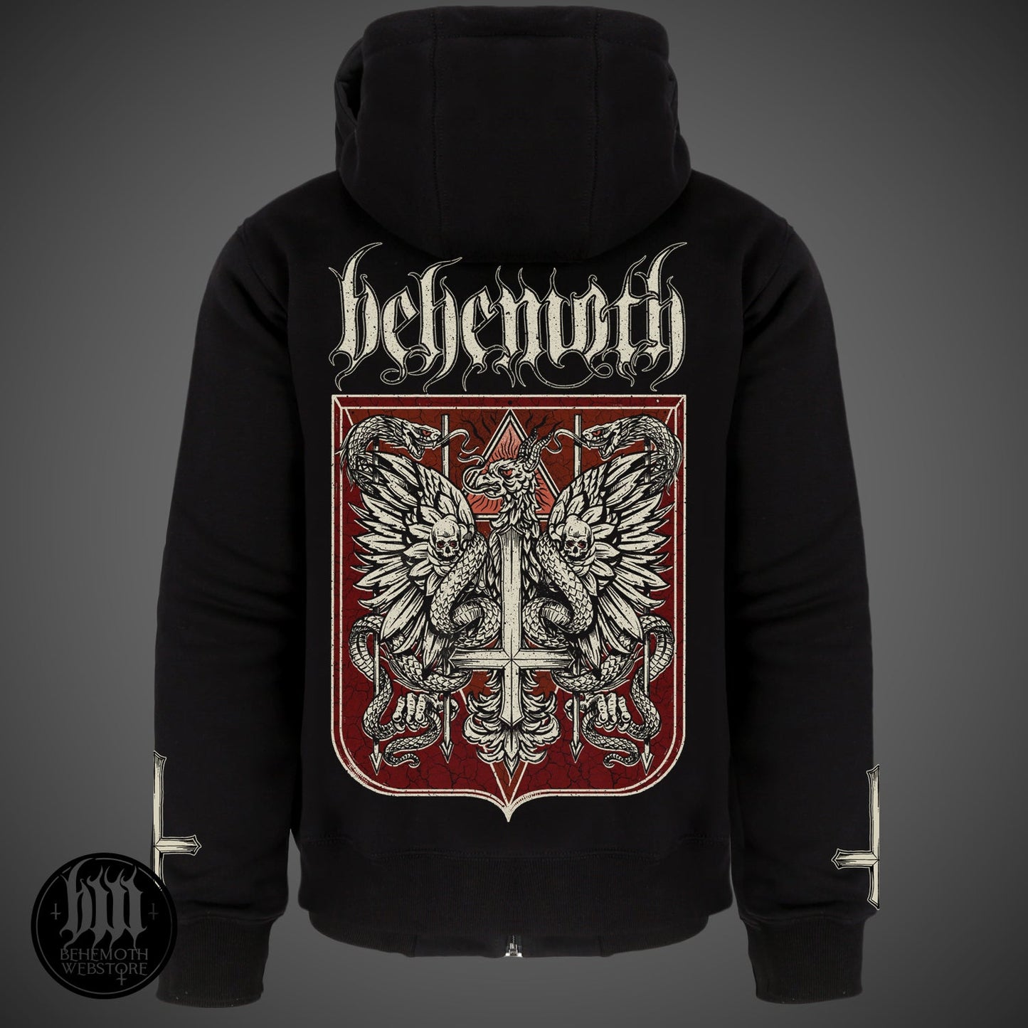 Behemoth 'Republic Of The Unfaithful' hooded sweatshirt with zip PREORDER