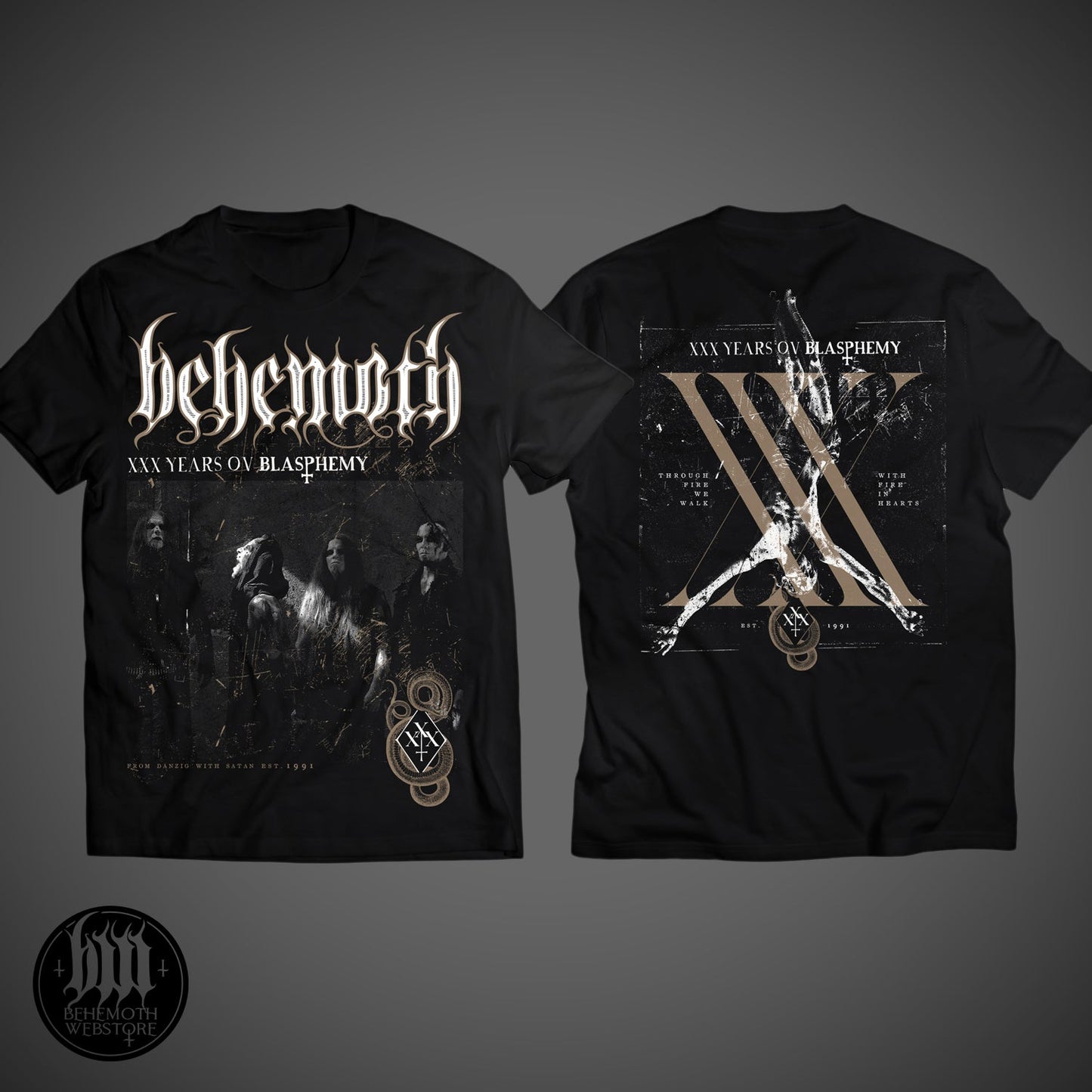 Behemoth - XXX Years Ov Blasphemy Band T-Shirt